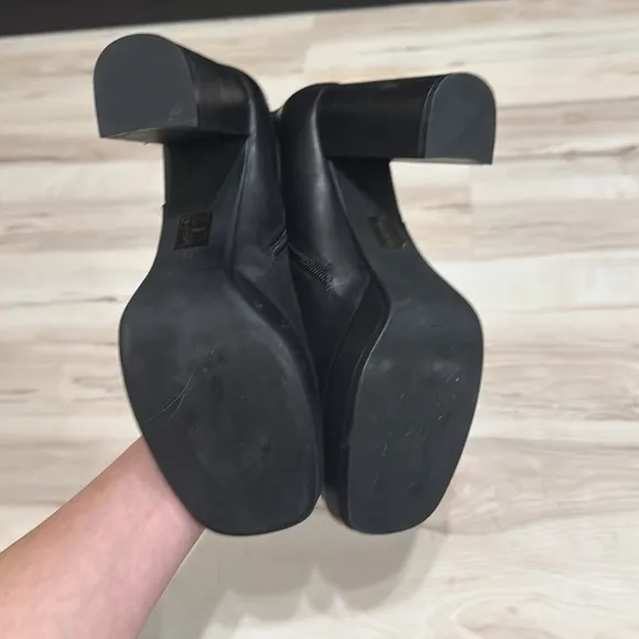 Jeffery Campbell Space Block Heel Boots