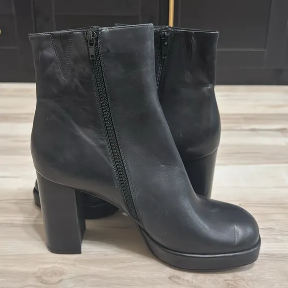 Jeffery Campbell Space Block Heel Boots