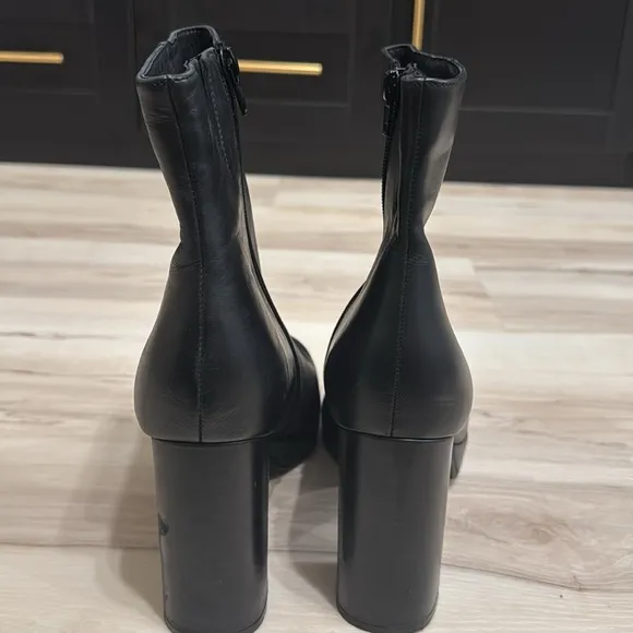 Jeffery Campbell Space Block Heel Boots