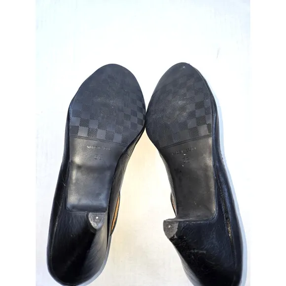 Jeffrey Campbell California Women Black Strap Open Toe Heels 9058 SP US7 EU38