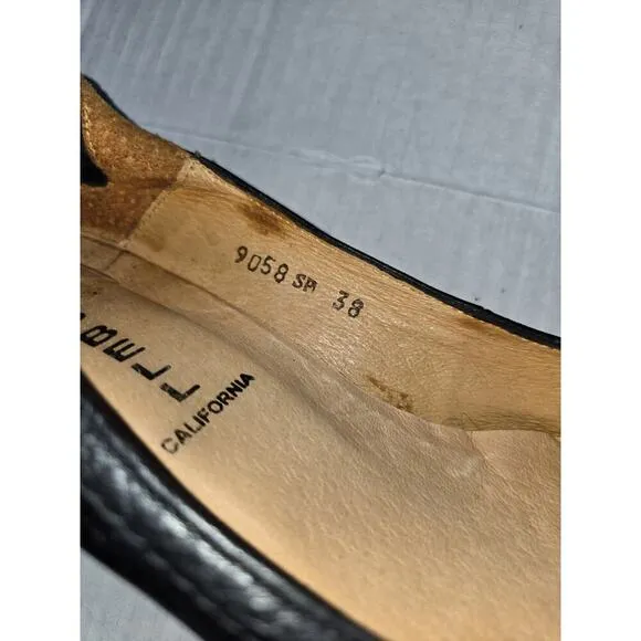 Jeffrey Campbell California Women Black Strap Open Toe Heels 9058 SP US7 EU38