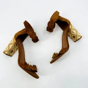 Jeffrey Campbell Lindsay brown Block heels