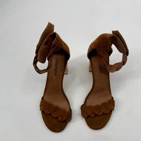 Jeffrey Campbell Lindsay brown Block heels