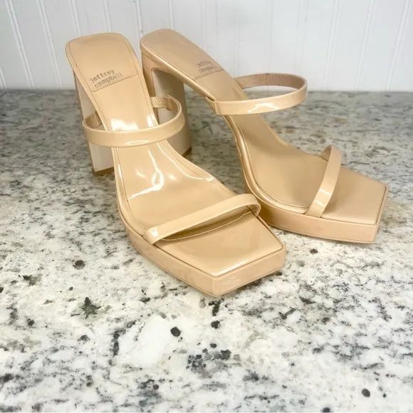 Jeffrey Campbell Open Square Toe Heels