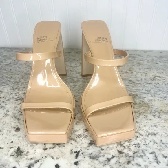 Jeffrey Campbell Open Square Toe Heels