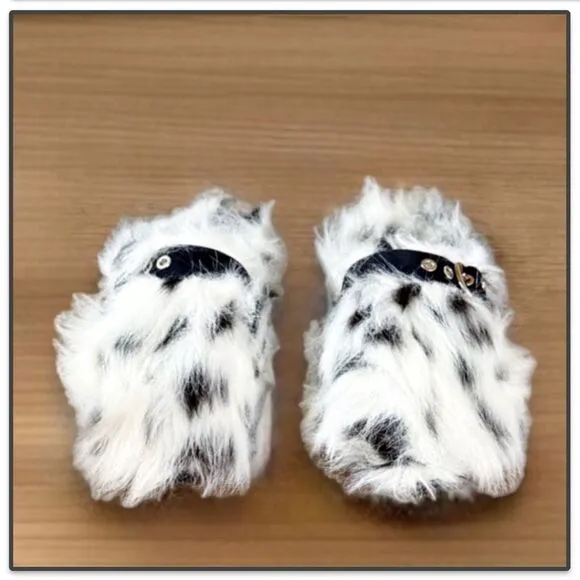 Jeffrey Campbell RIxathome Faux-Fur Mule Slides
