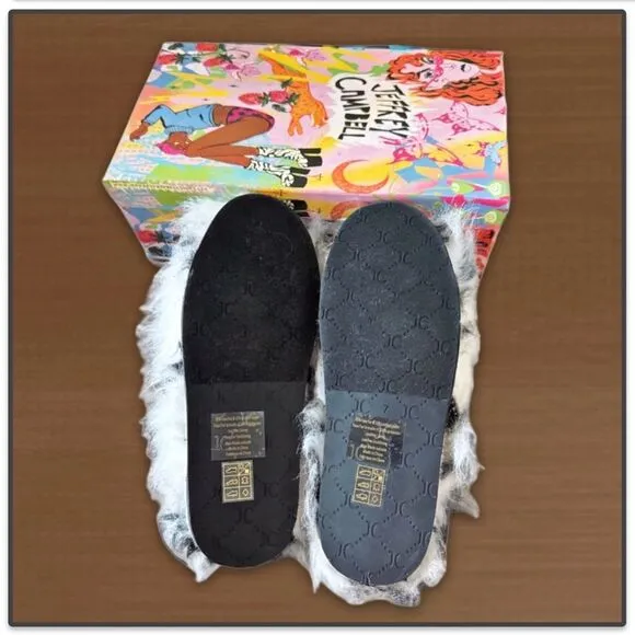 Jeffrey Campbell RIxathome Faux-Fur Mule Slides