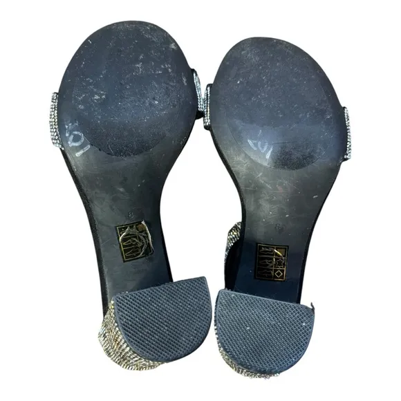 Jeffrey Campbell x Free People Lindsay Printed Sparkle And Shine Heels size 8