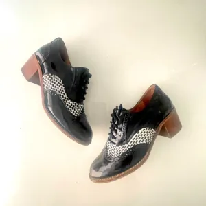 Jeffrey  Campell Oxford Lace UP Block Heels