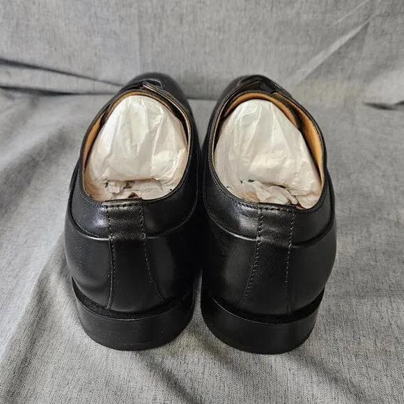 Jepsen Gord Genuine Leather Lace Up Oxfords, Black, Size 10 (Lot #34)