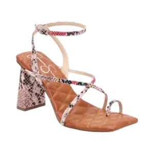 Jessica Simpson Zofia Sandal Snake Print Heels Size 7.5