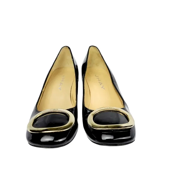 Jhay Patent Black Pumps