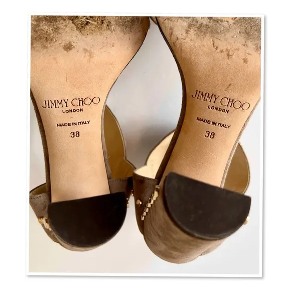 Jimmy Choo Veto Studded Block Heels