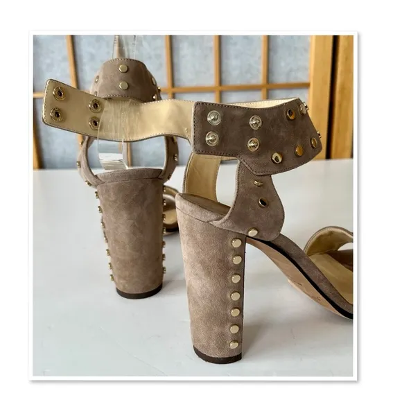 Jimmy Choo Veto Studded Block Heels