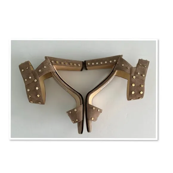 Jimmy Choo Veto Studded Block Heels