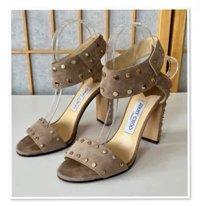 Jimmy Choo Veto Studded Block Heels