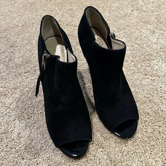 Joan &amp; David Open Toe Wedged Heels