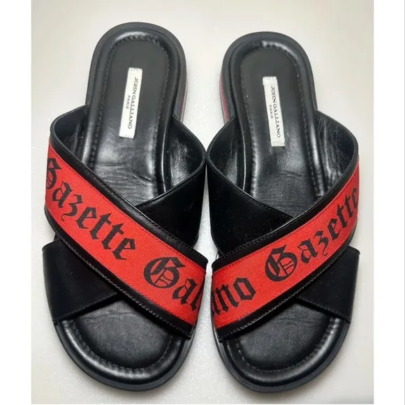 John Galliano gazette slides vintage  from early 2000s