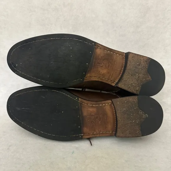 John Varvatos Oxfords US size 9M Gently worn Unusual split leather design