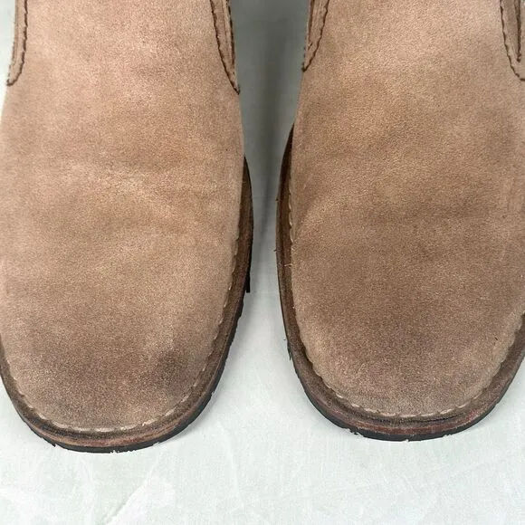 John Varvatos Shoes Mens Size 13 Oxfords Slip On Loafers Brown Tan Suede Leather