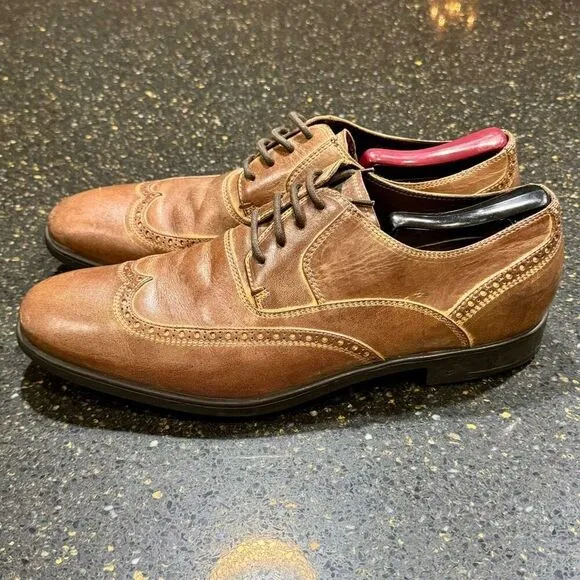 John Varvatos Wingtip Oxfords. Size 10.5