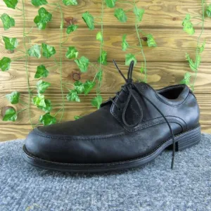 Johnston &amp; Murphy 20-2125 Men Derby Oxfords Shoes Black Leather Lace Up Size 8 M