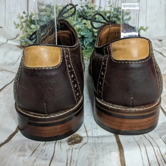 Johnston &amp; Murphy Brown Leather Oxfords