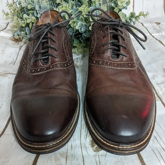 Johnston &amp; Murphy Brown Leather Oxfords