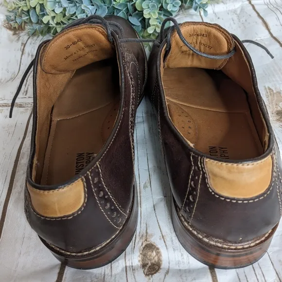 Johnston &amp; Murphy Brown Leather Oxfords