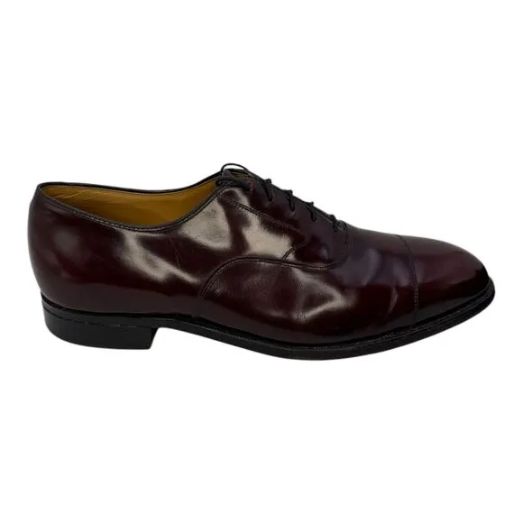 JOHNSTON &amp; MURPHY Captoe USA Aristocraft Burgundy Leather 10.5 D/B