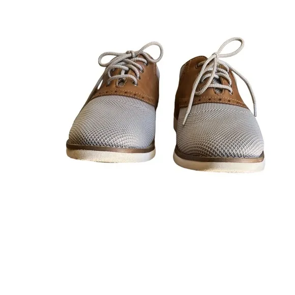 JOHNSTON &amp; MURPHY Gray Mesh and Brown Leather Saddle Oxfords Men’s Size 9​​​​​