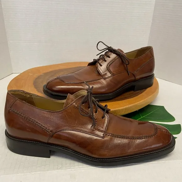 Johnston &amp; Murphy Leather Oxfords Made In Italy