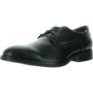 Johnston &amp; Murphy Mens Black Memory Foam Leather Oxfords NWOB