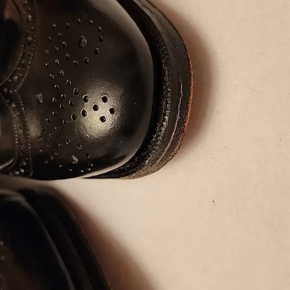 Johnston &amp; Murphy Optima Black Leather Tassle Oxfords Shoes