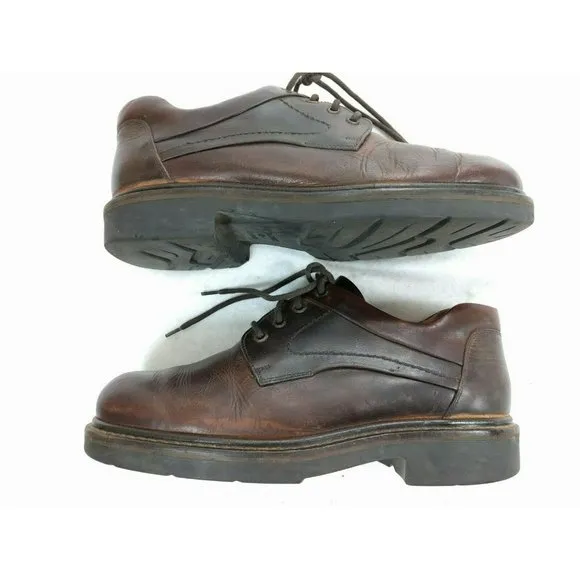 Johnston &amp; Murphy Passport Brown Oxfords 10 W