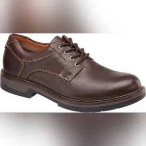 Johnston &amp; Murphy Rutledge Oxfords Shoe's Brown Leather Size 10