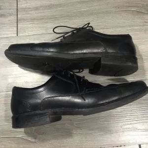 Johnston &amp; Murphy size 12.5 Waterproof Black Leathet Stanton Lace Oxfords