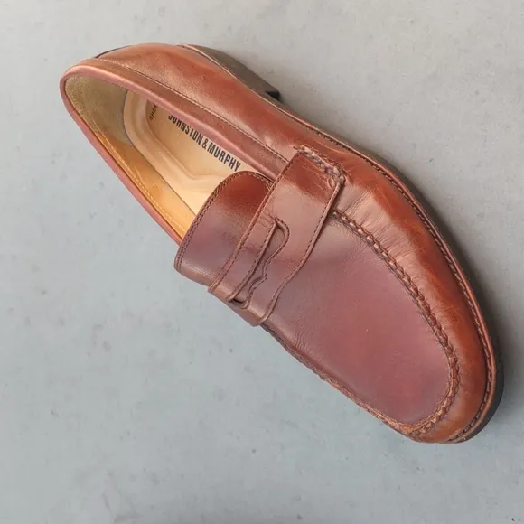 JOHNSTON MURPHY Men's Ainsworth Penny 20-7796 Mahogany
