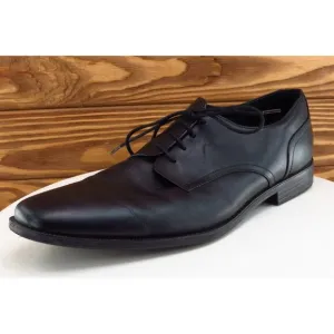 Joseph‎ Abboud Sz 11 Derby Oxfords Black Leather Men Lace Up Medium