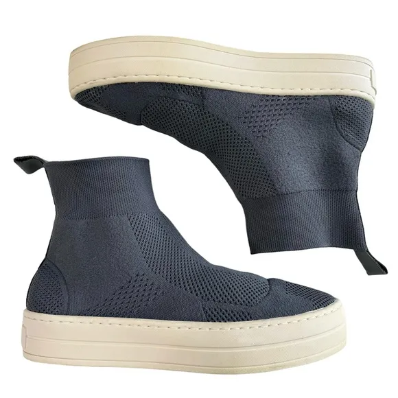 J/Slides Heroe Knit High Top Platform Pull On Sneakers Women’s Size 8.5