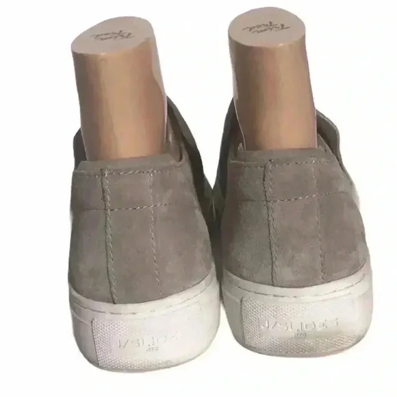 J/Slides NYC Attire Gray Suede Slide On Size 7.5