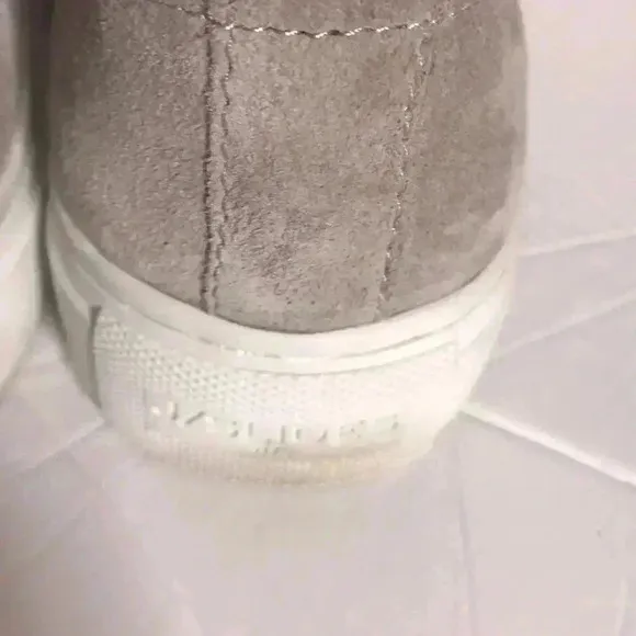 J/Slides NYC Attire Gray Suede Slide On Size 7.5