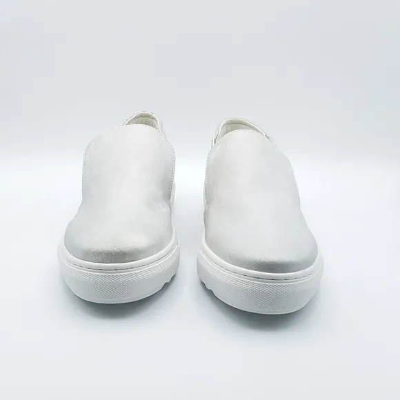 J/Slides Perrie Slip On Shoes Size 8.5 Silver