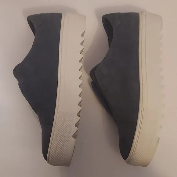 J/Slides Slip On Sneaker Blue Size 7 Leather