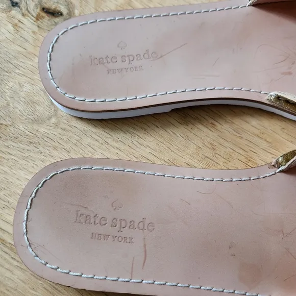 Kate Spade Isadore Chihuahua Dog Sandals Womens Size 7.5 RARE Y2K Slides Brown