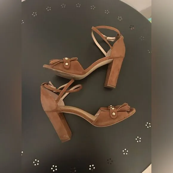 Kate Spade | Kiltie Block Heels in Brown | 8.5M