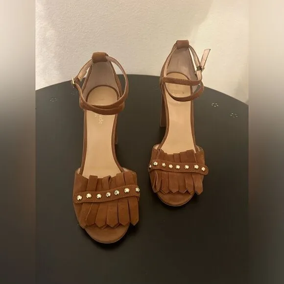 Kate Spade | Kiltie Block Heels in Brown | 8.5M