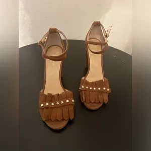 Kate Spade | Kiltie Block Heels in Brown | 8.5M