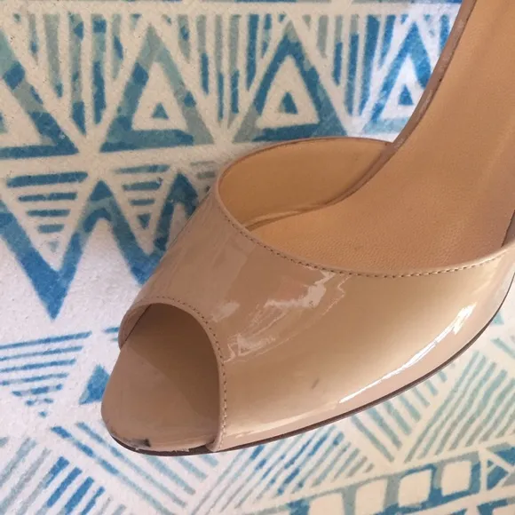 Kate Spade ♠️ Patent Peep Toe Heels