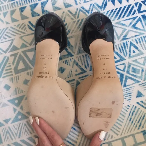 Kate Spade ♠️ Patent Peep Toe Heels